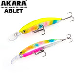 Vobleris AKARA «Ablet» 90 S (14 g, 90 mm) NEW colors!