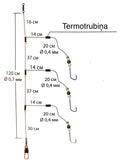 Sistēma jūrai Kujira KH10058 ar 3 āķiem Nr16 red