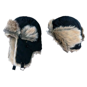 AlaskaN Hat with fur trim