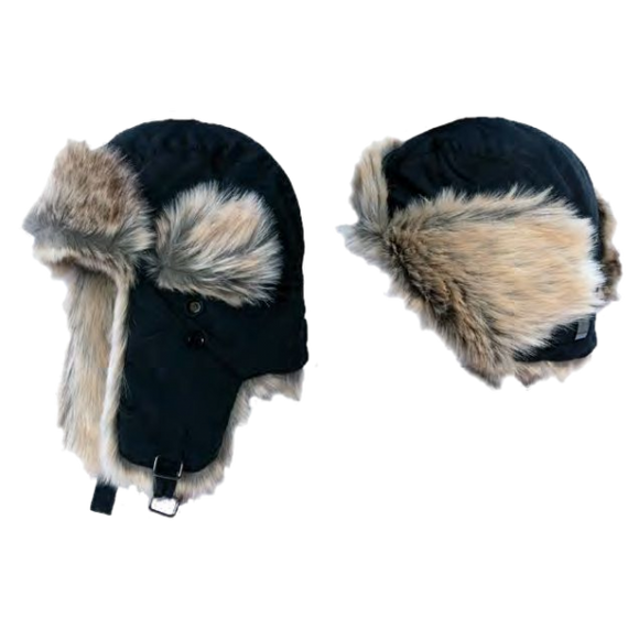 AlaskaN Hat with fur trim