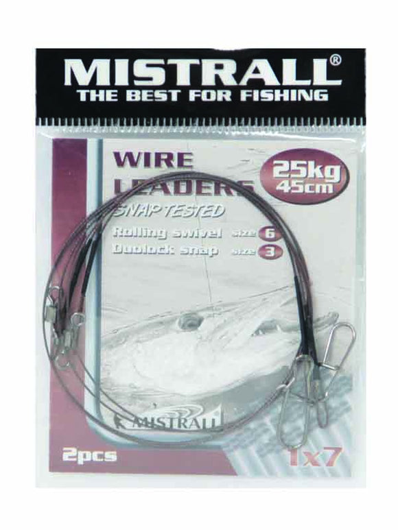 Mistrall Wire Leaders 25 kg 45 cm