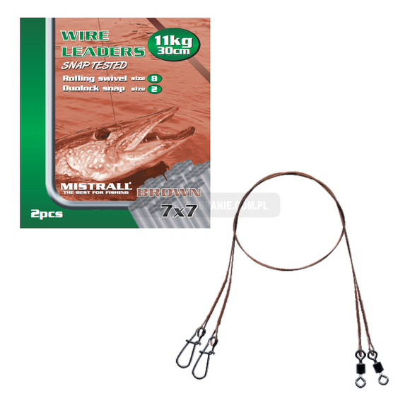 Mistrall Wire Leaders 11 kg 30 cm