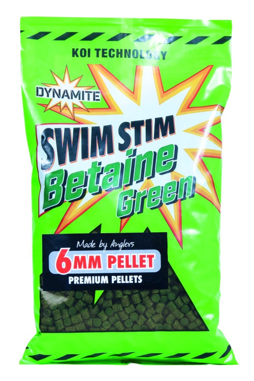Dynamite baits Betaine green pellets 6mm