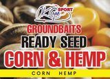 OK COPE SPORT GROUNDBAITS Special SEED mix - Corn and Hemp Kukurūza + kaņepju sēklas / 350gr