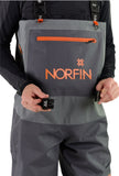 Brienambikses Norfin PILOT STOCKINGFOOT GRAY