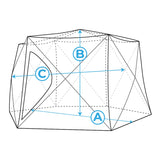 Ziemas telts Asseri Igloo Suite