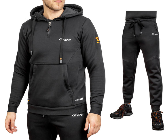 Graff Tracksuit Komplekts ( Aizvieto 3 termoveļas slāni) Black