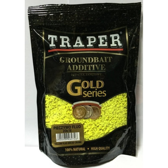 Traper cepums gold series yellow fluo crumb 400g