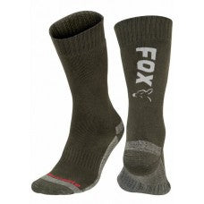 Zeķes Fox Green/Silver Thermolite long sock 40-43