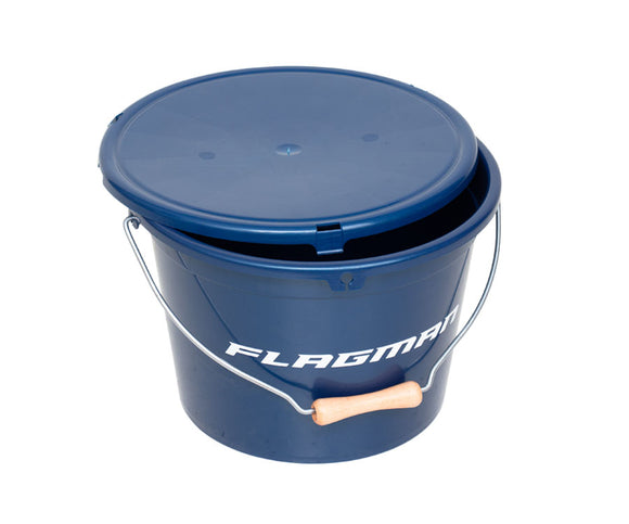 Ведро с крышкой для прикормки Flagman Bucket with cover blue