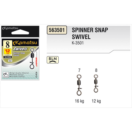 Kamatsu Spinner Snap Swivel K-3501 Snap K-213