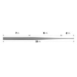Šoklīders konussa Golden Catch Tapered Leader 5x15m 0.26-0.57mm