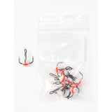 Trijžuburu āķis ar krāsainu pilienu Lucky John/ 10 izmērs