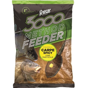 Barība Sensas 3000 METHOD FEEDER Carp Spicy 1kg