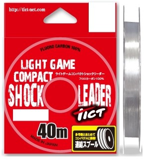 Tict Light Game fluorocarbon compact shock leader