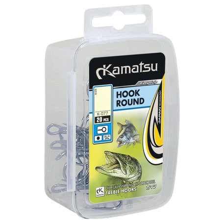 Kamatsu Treble Hook Round Black Nickel