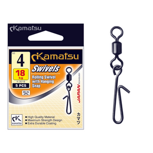 Kamatsu Rolling Swivel with Hanging Snap K-3018