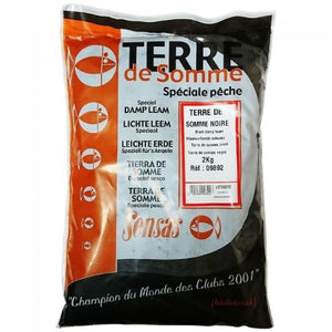 SENSAS TERRE de Somme DAMP LEAM BLACK 2kg