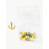 Trijžuburu āķis ar krāsainu pilienu Lucky John/ 10 izmērs