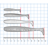 Blinky Shad 8.5cm 6pcs