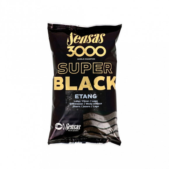 Barība Sensas 3000 SUPER BLACK LAKE 1kg