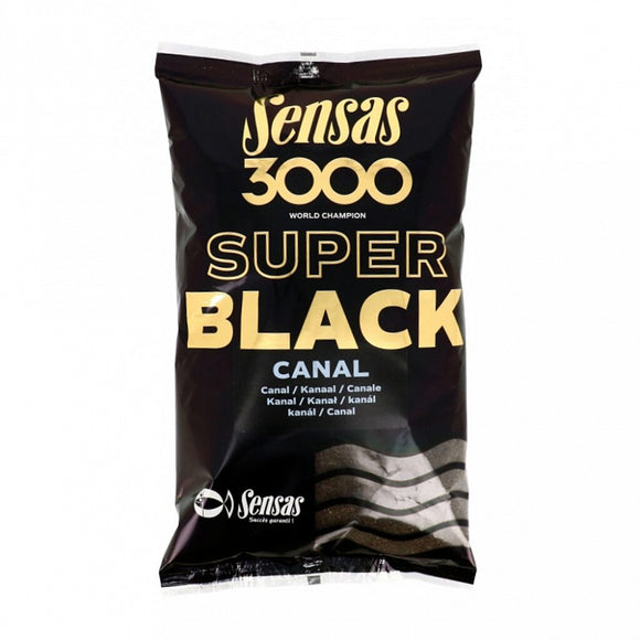 Barība Sensas 3000 SUPER BLACK CANAL 1kg