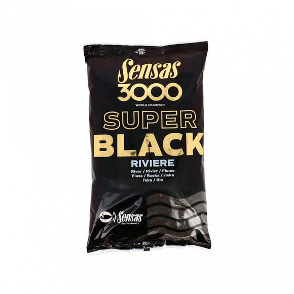 Barība Sensas 3000 SUPER BLACK RIVER 1kg