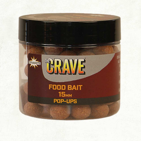Peldošās boilas Crave Food Bait Pop-Ups 15mm