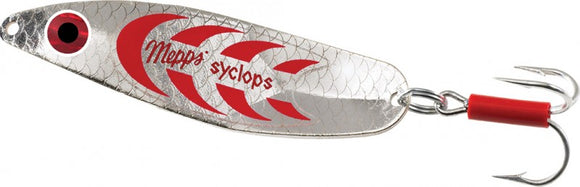 Mepps Syclops 8 gr Sudrabs / sarkans