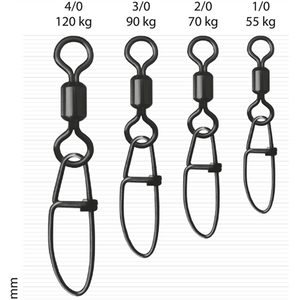 Rolling Swivel with snap Big Game