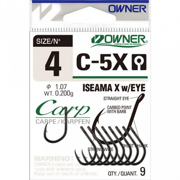 Āķi Owner CARP ISEAMA X w/EYE C-5X