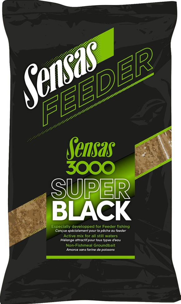 Barība Sensas 3000 FEEDER SUPER BLACK 1kg