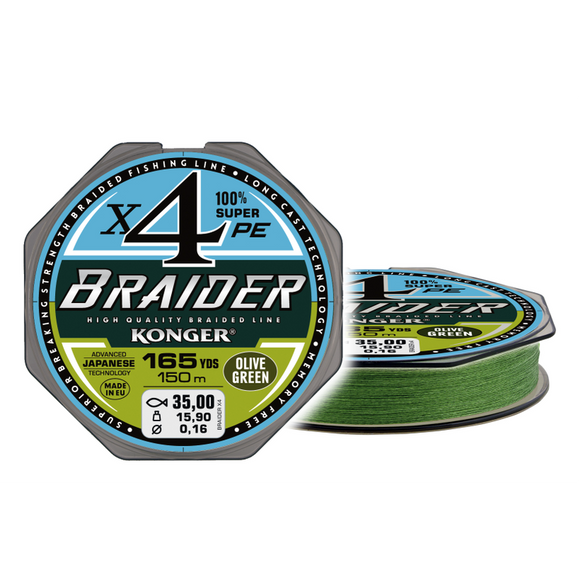 Braider X4 Olive Green 150m