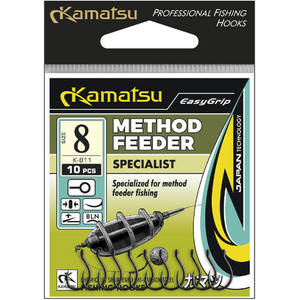 Kamatsu Method Feeder SPECIALIST Black Nickel Ringed