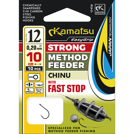 Kamatsu Method Feeder Strong Chinu Fast Stop 10cm