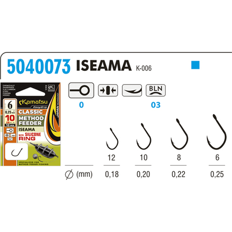 Kamatsu Method Feeder Classic Iseama/ with silicone ring
